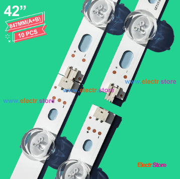 LED backlight kits POLA2.0 42" (10 pcs/kit) for TV 42", LG: 42LN5300, 42LN570S, 42LN575S, 42LN540B, 42LN5400 42" LED Backlights LG POLA2.0 42" Electr.Store