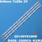 LED Backlight Strip Kits, 2014SVS32HD, D4GE-320DC0-R2, D4GE-320DC0-R3 (3pcs/kit), for TV 32" Samsung: UE32H4500, UE32H4000, UE32J4100AW, UE32H5570, UE32H5070 32" D4GE-320DC0-R2 LED Backlights Samsung Electr.Store