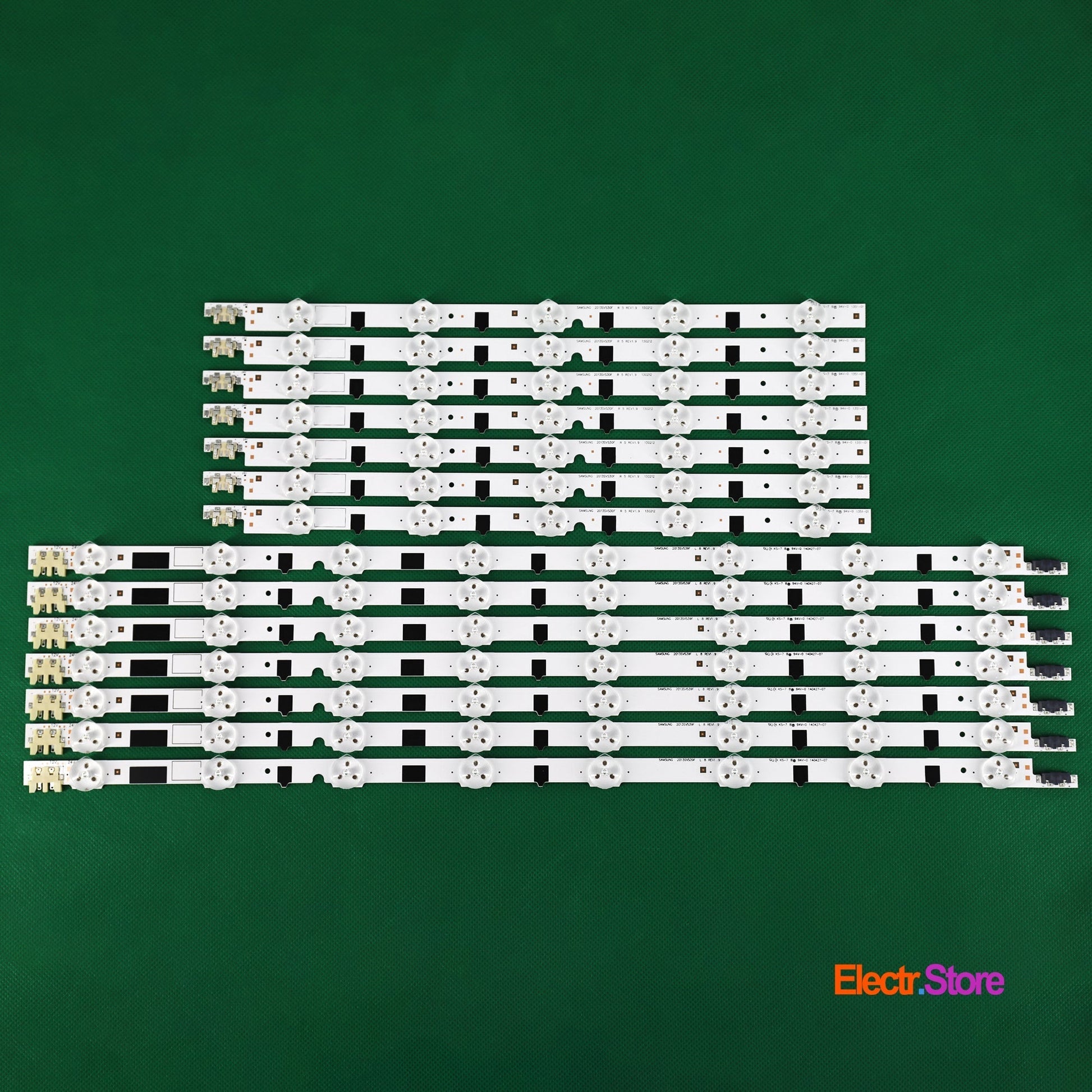 LED Backlight Strip Kits, D2GE-390SCA-R3/D2GE-390SCB-R3, 2013SVS39F_L8/R5_REV1.9 130212 (14 pcs/kit), for TV 39" SAMSUNG: UA40F5500ARXMN TD01, UE40F6800SSXTK, UE40F6800SSXXH, UE40F6890SSXZG 2013SVS39F 39" LED Backlights Samsung Electr.Store