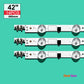 LED Backlight Strip Kits, D2GE-420SCA-R3/D2GE-420SCB-R3,2013SVS42F_L_9/R_5_Rev1.8 130103, BN96-25306A/BN96-25307A (14 pcs/kit), for TV 42" PANEL: HF420BGA-B1, CY-HF420BGAV1H 2013SVS42F 42" LED Backlights Samsung Electr.Store