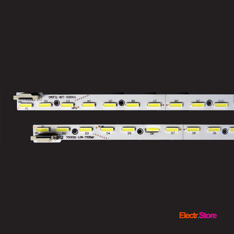 LED Backlight Strip Kits, V500H1-LS6-TLEM2, V500H1-LS6-TREM2, 2X56LED (2 pcs/kit), for TV 50" SHARP: LCD-50V3A, LC-50A11A, LC-50LE650U, LC-50LE652V, LC-50LE752V 50" LED Backlights Sharp V500H1-LS6-TLEM2 V500H1-LS6-TREM2 Electr.Store