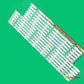 LED Backlight Strip Kits, LM41-00135A, LM41-00136A, V5DU-550DCA-R1, V5DU-550DCB-R1 (12 pc/kit), for TV 55" SUMSANG: UE55JU7002T, UE55JU7000U, UN55JU7100, UE55JU7000 55" LED Backlights LM41-00135A LM41-00136A S_5U75_55_FL Samsung V5DU-550DCA-R1 V5DU-550DCB-R1 Electr.Store
